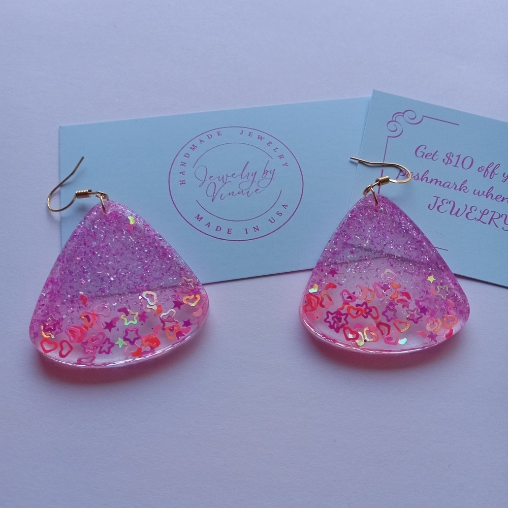 Hand Crafted Barbie's Dreams Collection Earrings